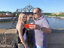 Selfie na Karlově mostě
