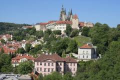 Pražský hrad a Richterova vila